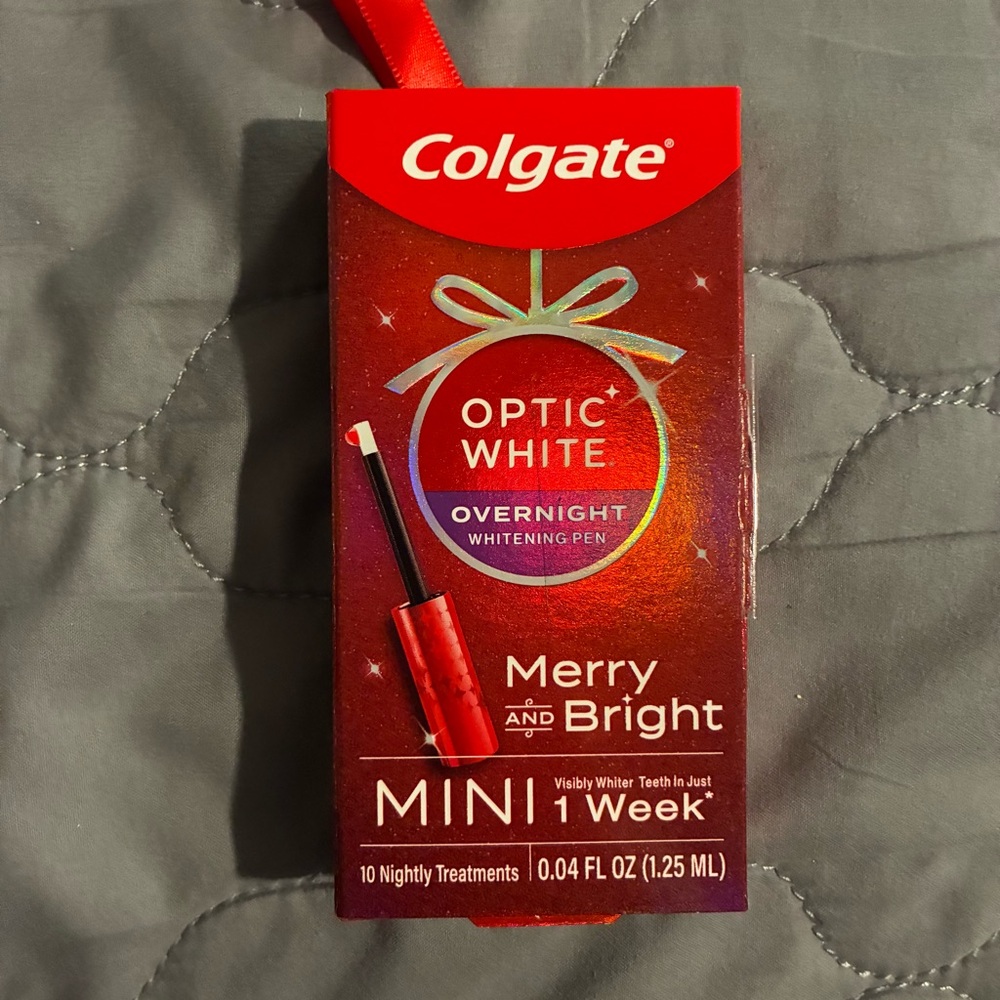 Colgate Optic White Mini Whitening Pen Merry & Bright 10 Nightly Treatments